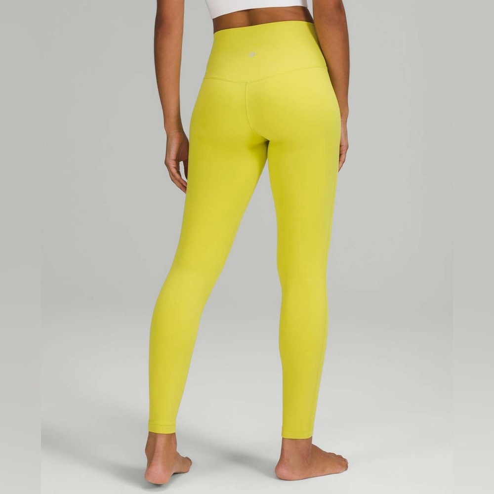 lululemon athletica High-Rise Leggings in Lime Yellow